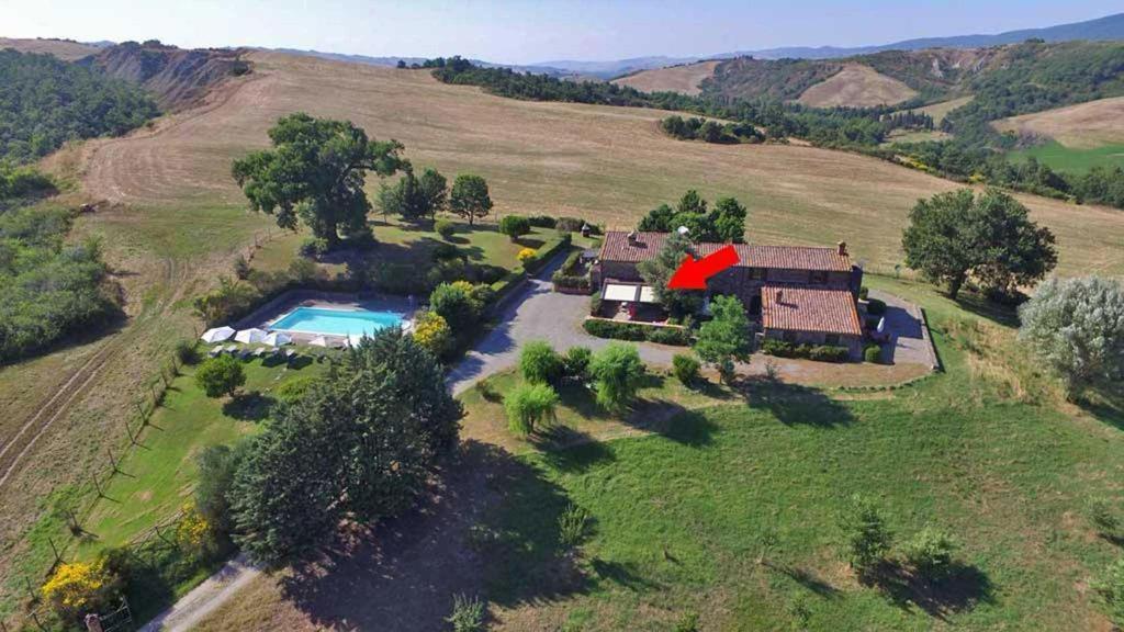 Cottage Le Ginestre Con Piscina In Val D'Orcia Radicofani Extérieur photo
